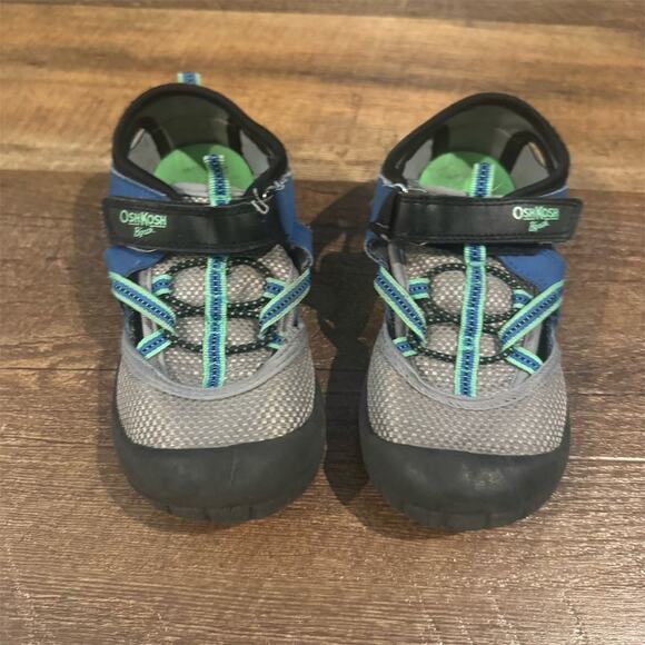 OshKosh B'gosh Toddler 11 Washable Sandals Hook & Loop Gorpcore FLAWS READ - Picture 2 of 7